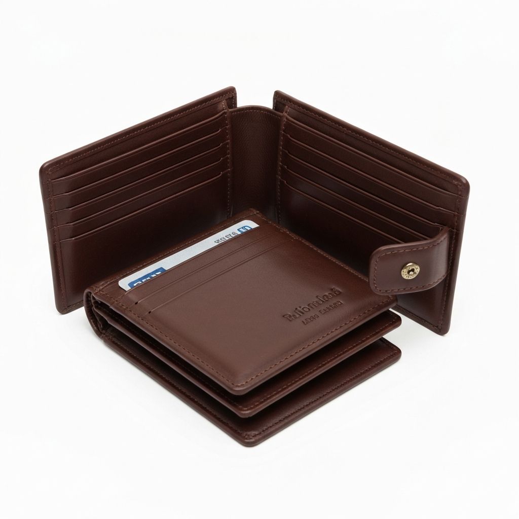 RFID Protected Leather Wallet